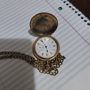 Gold Pocket Watch Necklace - Vintage-Style Men’s Accessory